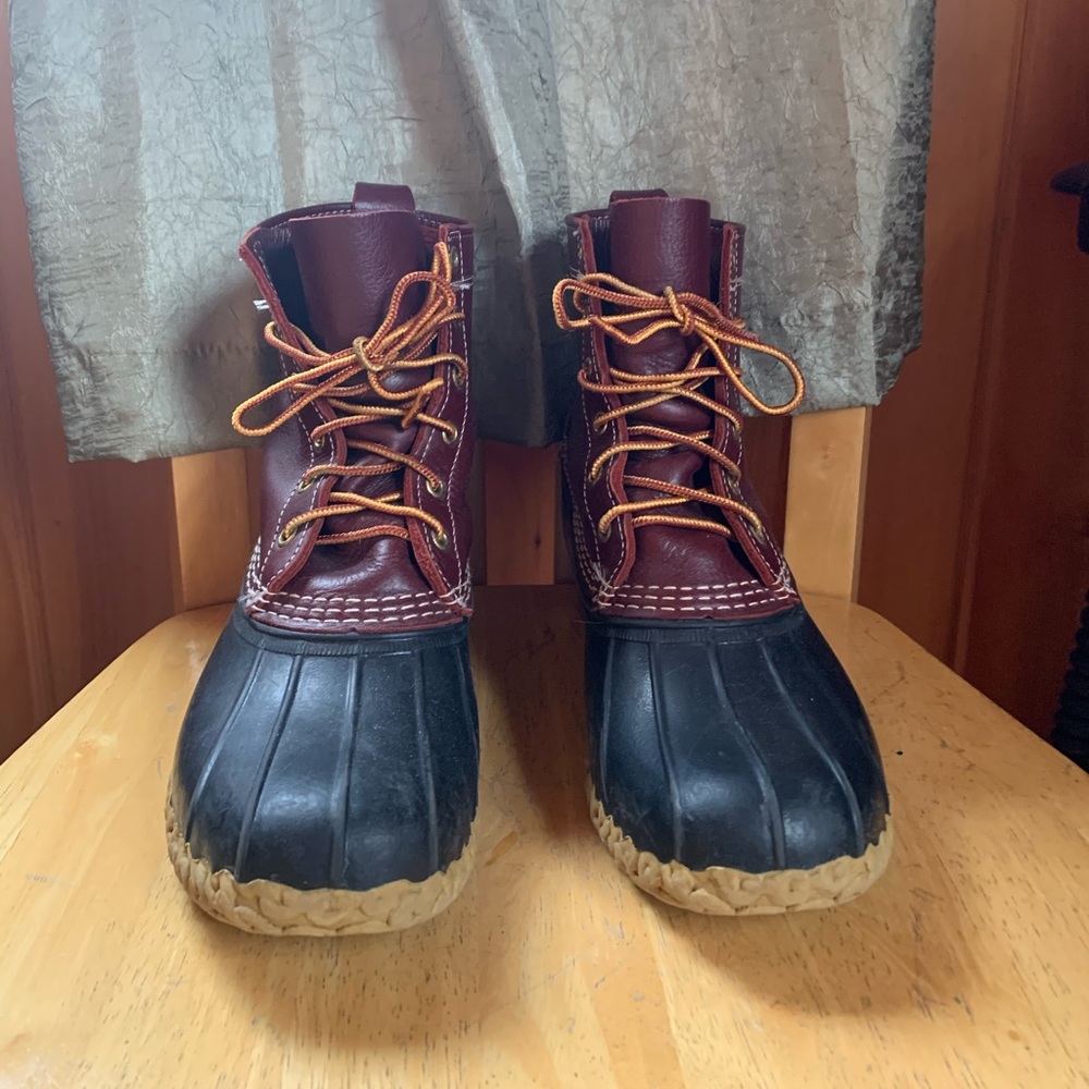 Bean Boots Rare Red Leather
